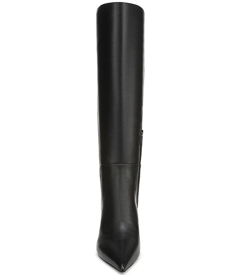 Sam Edelman Taylin Leather Kitten Heel Tall Dress Boots