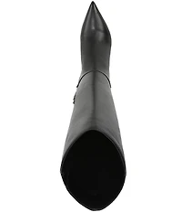 Sam Edelman Taylin Leather Kitten Heel Tall Dress Boots