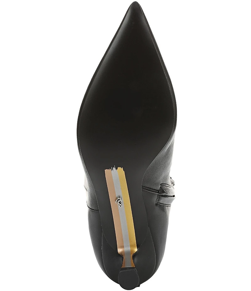 Sam Edelman Taylin Leather Kitten Heel Tall Dress Boots
