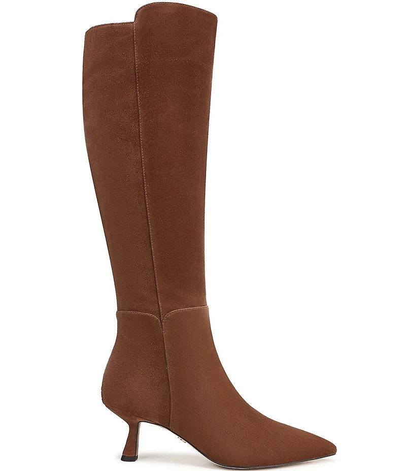 Sam Edelman Taylin Suede Kitten Heel Tall Dress Boots