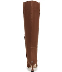 Sam Edelman Taylin Suede Kitten Heel Tall Dress Boots