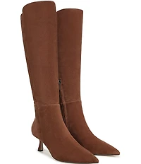 Sam Edelman Taylin Suede Kitten Heel Tall Dress Boots