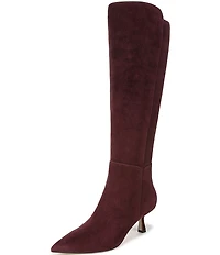 Sam Edelman Taylin Suede Kitten Heel Tall Dress Boots