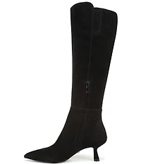 Sam Edelman Taylin Suede Kitten Heel Tall Dress Boots