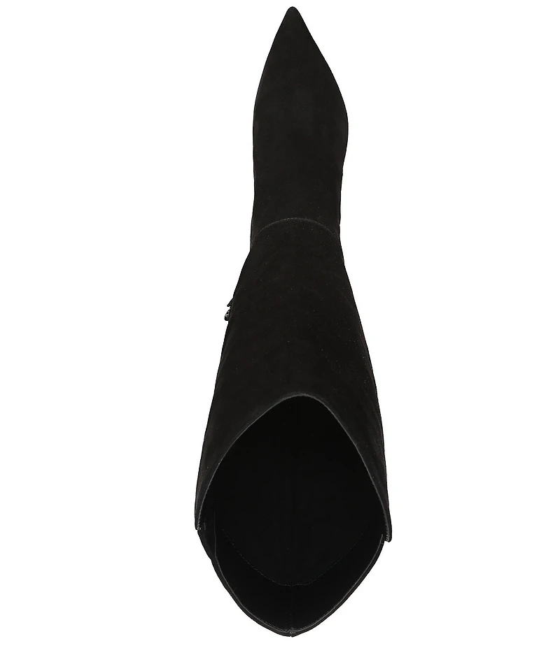 Sam Edelman Taylin Suede Kitten Heel Tall Dress Boots