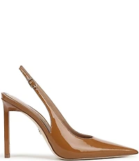 Sam Edelman Tegan Patent Leather Pointed Toe Slingback Stiletto Pumps