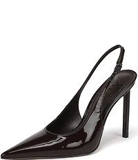 Sam Edelman Tegan Patent Leather Pointed Toe Slingback Stiletto Pumps