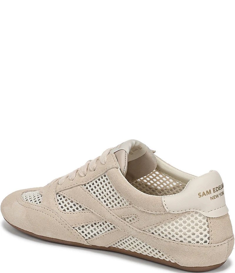 Sam Edelman Tobi Suede and Mesh Lace Up Sneakers