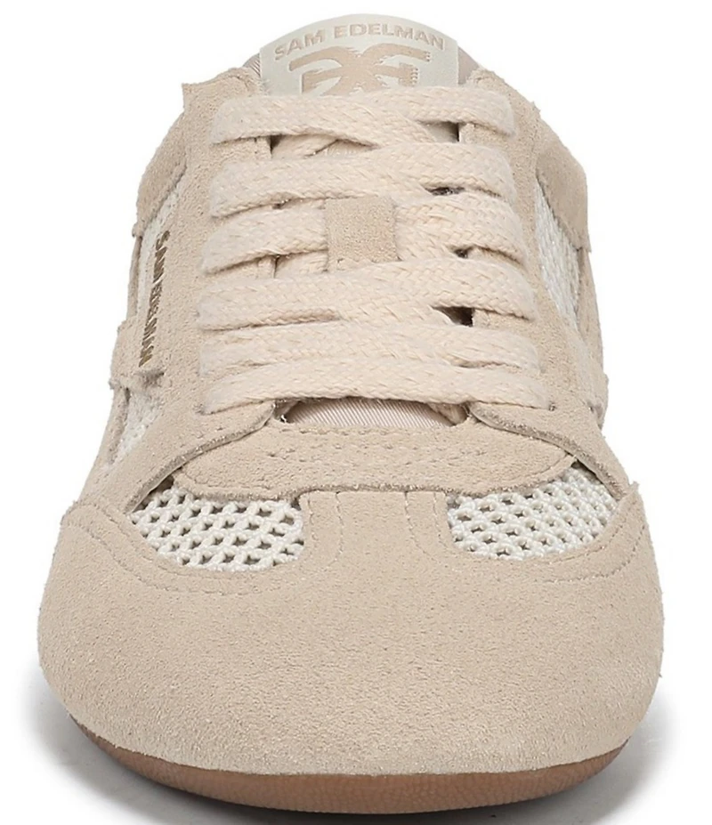 Sam Edelman Tobi Suede and Mesh Lace Up Sneakers