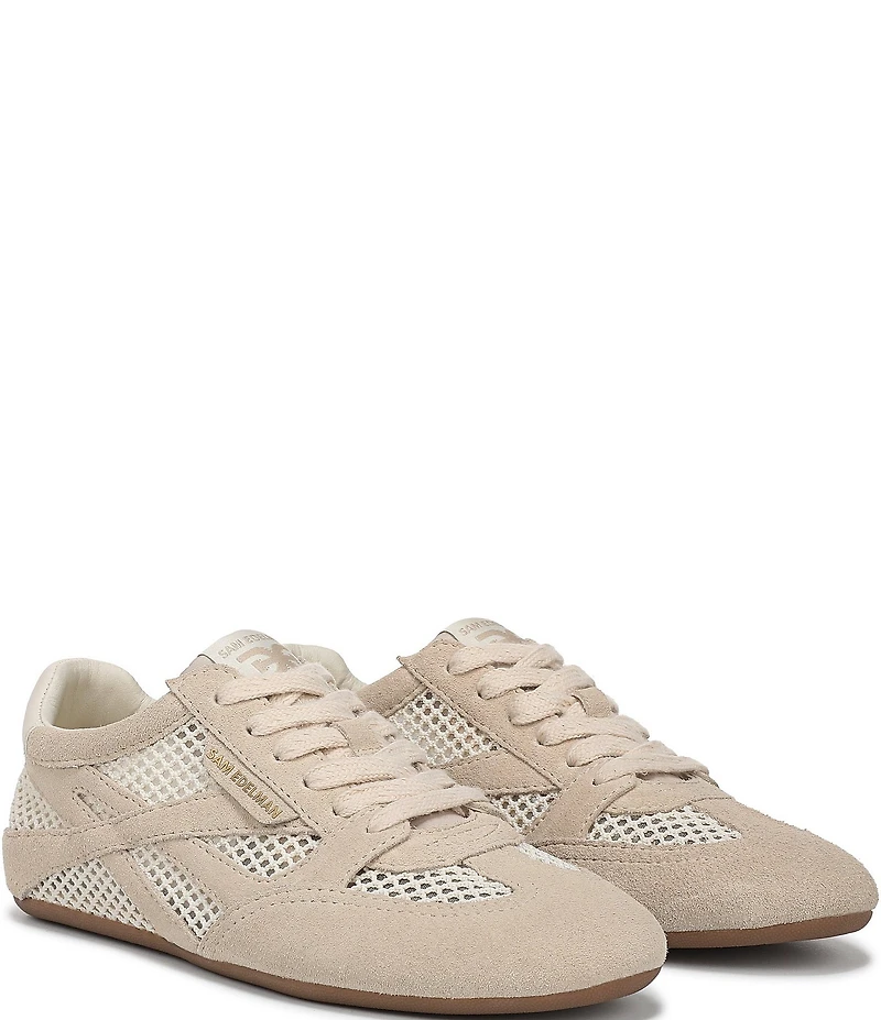 Sam Edelman Tobi Suede and Mesh Lace Up Sneakers