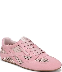 Sam Edelman Tobi Suede and Mesh Lace Up Sneakers