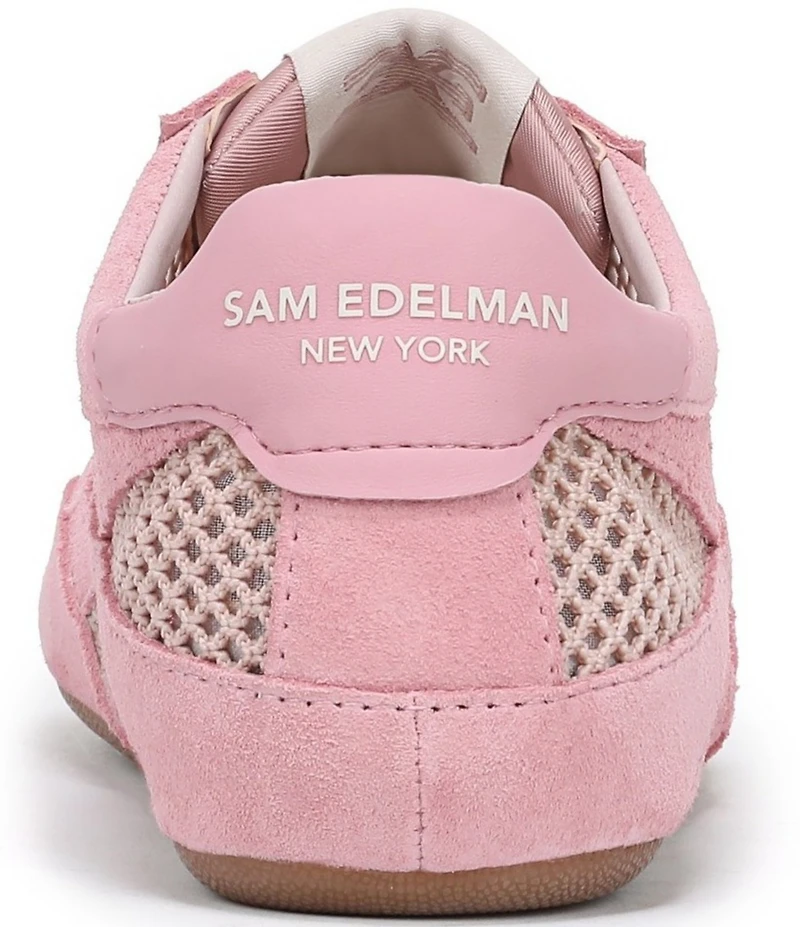Sam Edelman Tobi Suede and Mesh Lace Up Sneakers