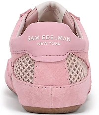 Sam Edelman Tobi Suede and Mesh Lace Up Sneakers