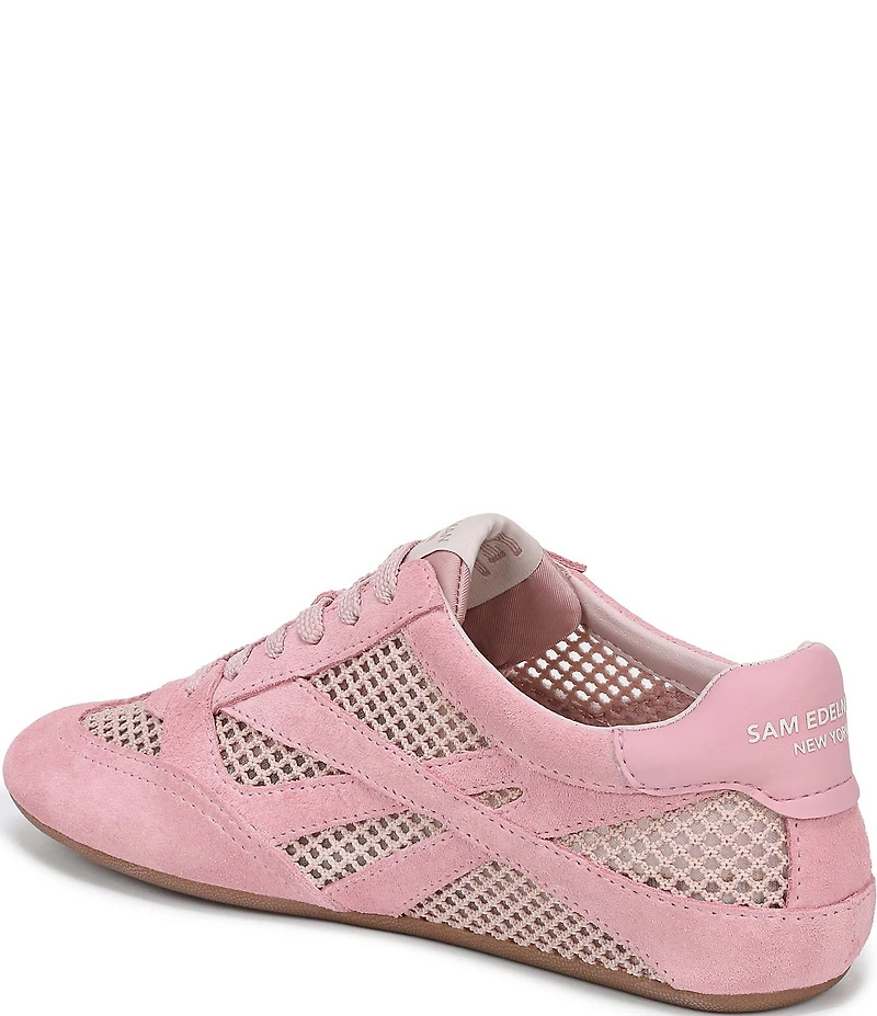 Sam Edelman Tobi Suede and Mesh Lace Up Sneakers