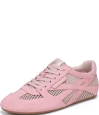 Sam Edelman Tobi Suede and Mesh Lace Up Sneakers