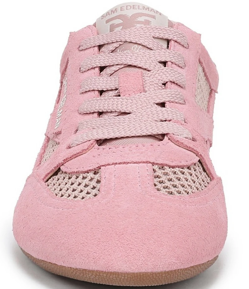 Sam Edelman Tobi Suede and Mesh Lace Up Sneakers