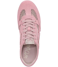 Sam Edelman Tobi Suede and Mesh Lace Up Sneakers