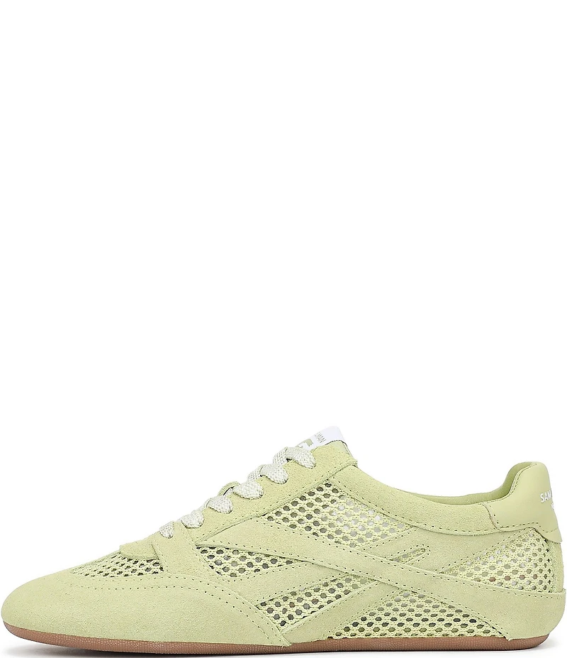 Sam Edelman Tobi Suede and Mesh Lace Up Sneakers