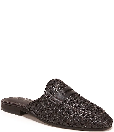 Sam Edelman Tullie Woven Leather Mules