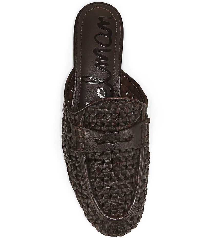 Sam Edelman Tullie Woven Leather Mules