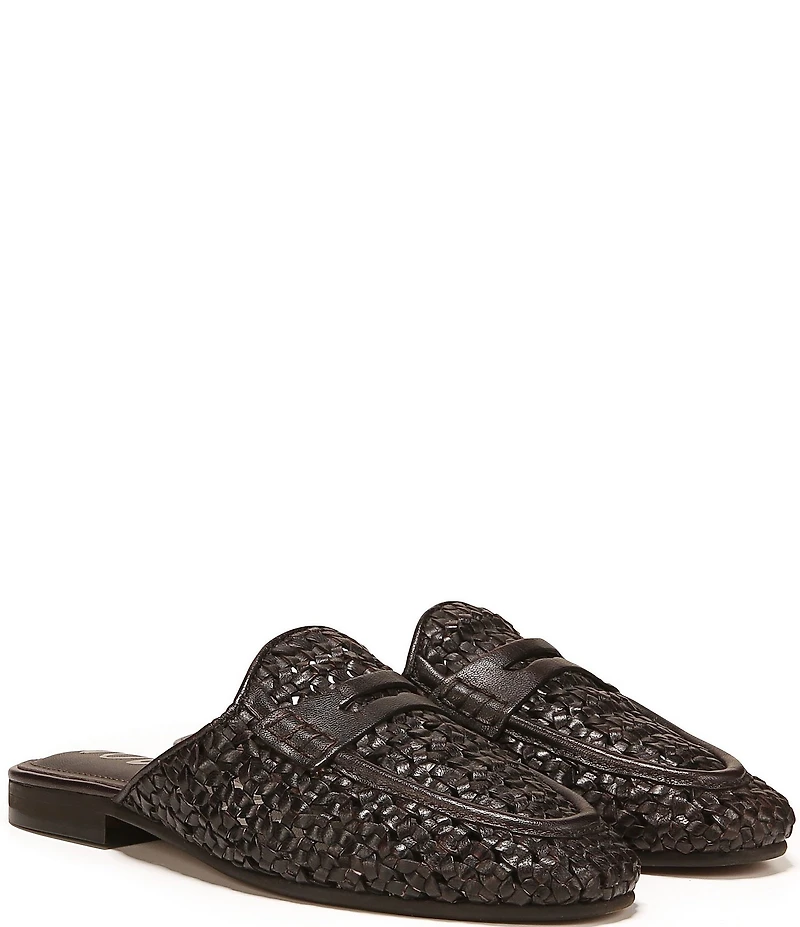 Sam Edelman Tullie Woven Leather Mules