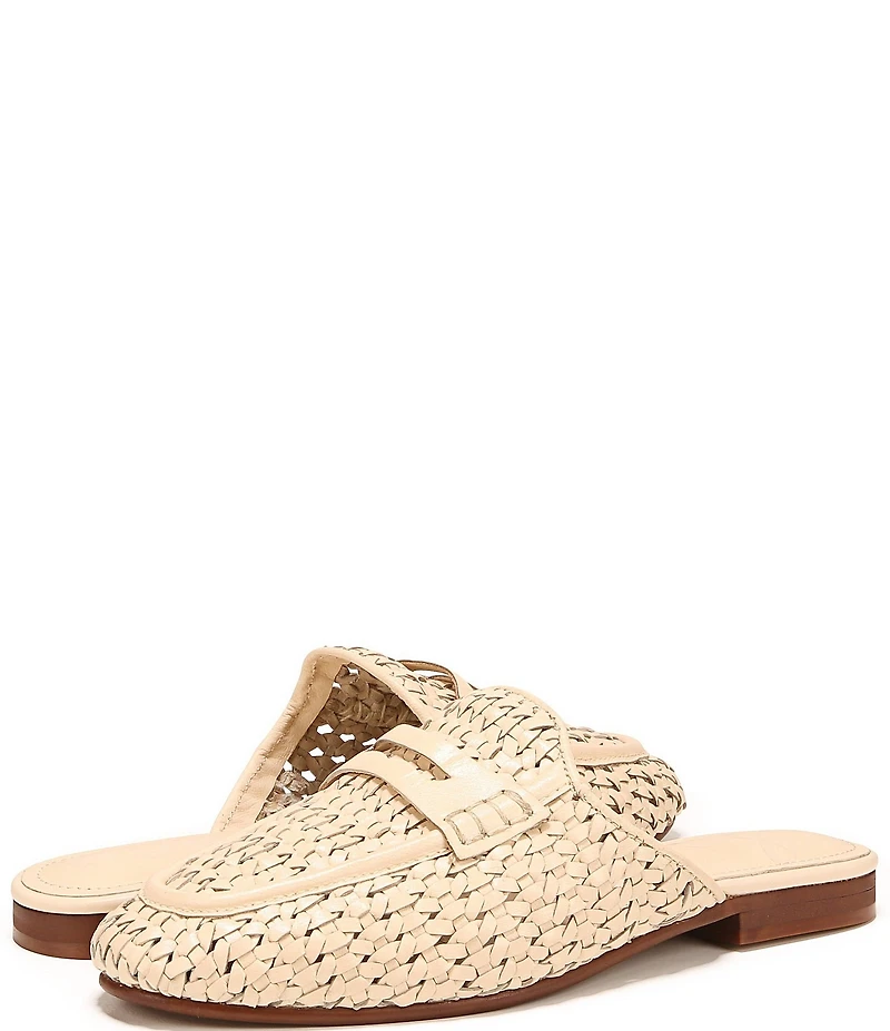 Sam Edelman Tullie Woven Leather Mules