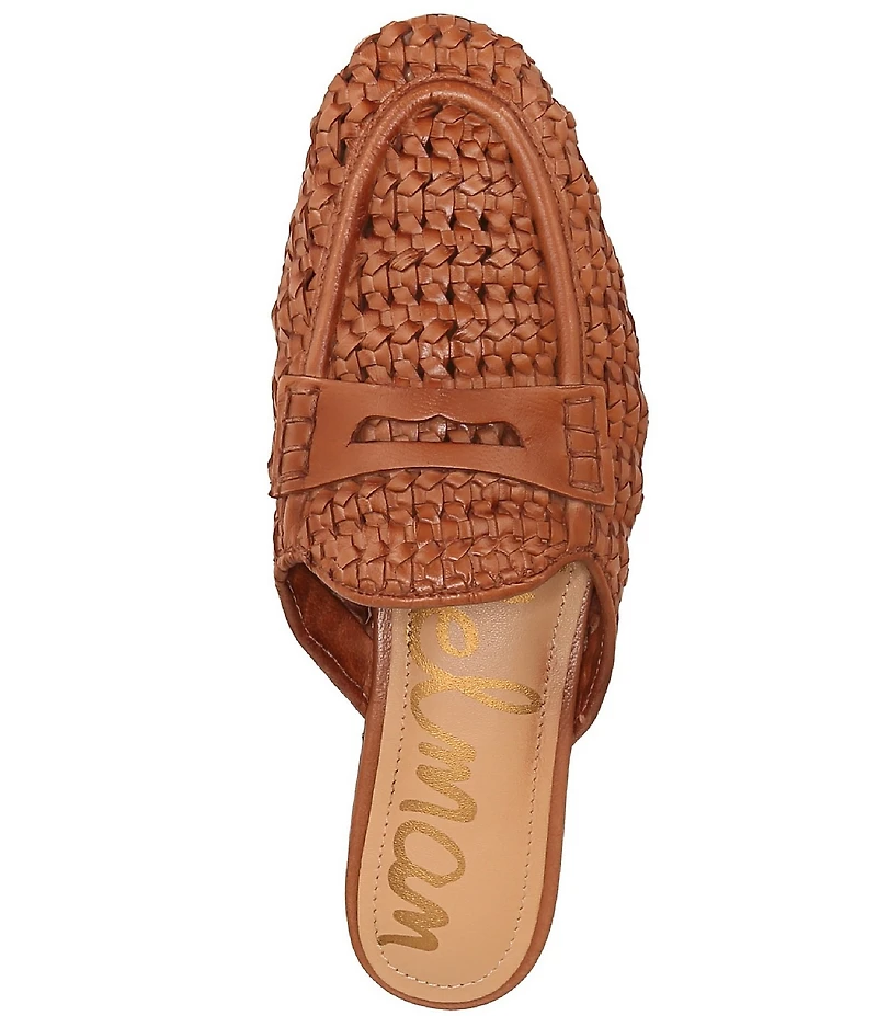 Sam Edelman Tullie Woven Leather Mules