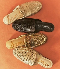 Sam Edelman Tullie Woven Leather Mules