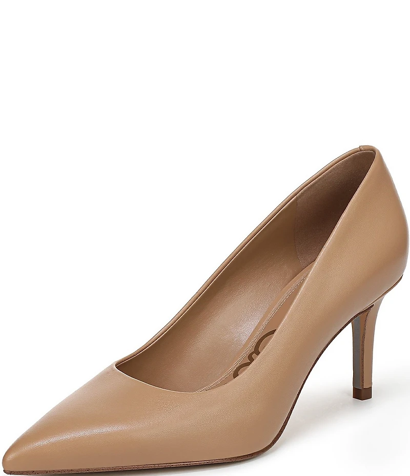 Sam Edelman Vienna Leather Pointed Toe Pumps