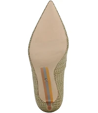 Sam Edelman Vienna Raffia Pointed Toe Pumps