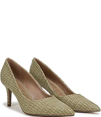 Sam Edelman Vienna Raffia Pointed Toe Pumps