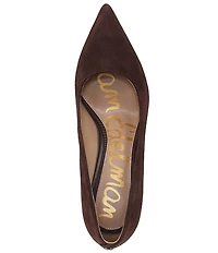 Sam Edelman Vienna Suede Pointed Toe Pumps