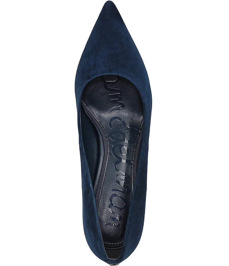 Sam Edelman Vienna Suede Pointed Toe Pumps