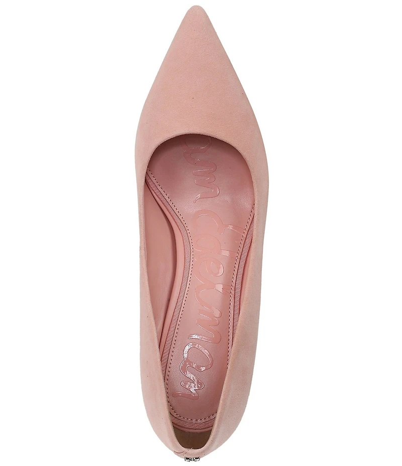 Sam Edelman Vienna Suede Pointed Toe Pumps