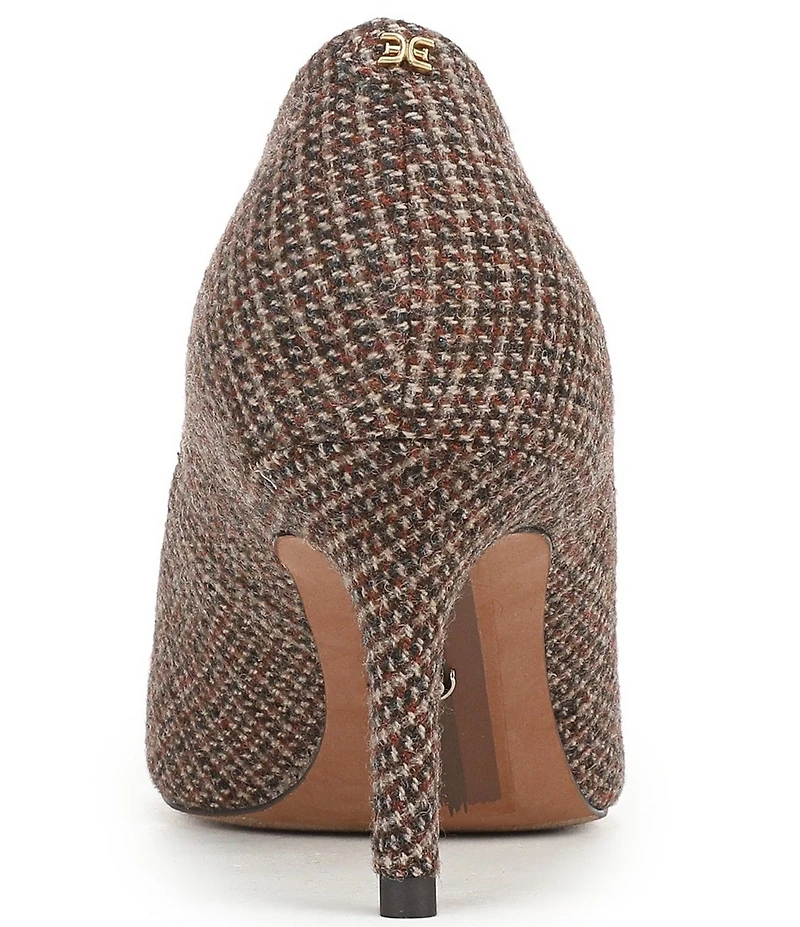 Sam Edelman Vienna Tweed Pointed Toe Pumps