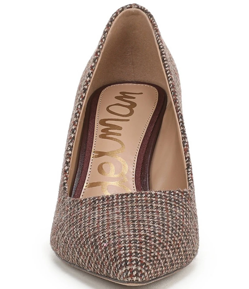 Sam Edelman Vienna Tweed Pointed Toe Pumps