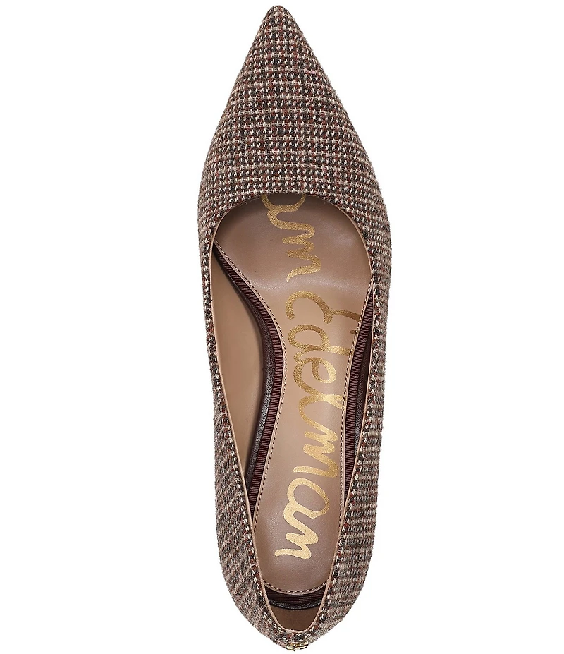 Sam Edelman Vienna Tweed Pointed Toe Pumps