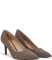 Sam Edelman Vienna Tweed Pointed Toe Pumps