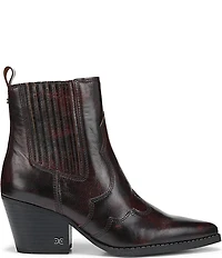 Sam Edelman West Leather Western Inspired Booties