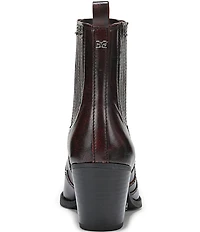 Sam Edelman West Leather Western Inspired Booties