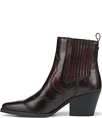 Sam Edelman West Leather Western Inspired Booties
