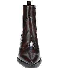 Sam Edelman West Leather Western Inspired Booties