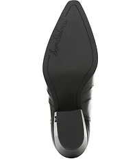 Sam Edelman West Leather Western Inspired Booties
