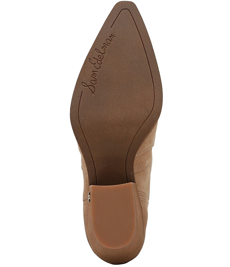 Sam Edelman West Suede Western Inspired Booties
