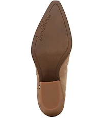 Sam Edelman West Suede Western Inspired Booties