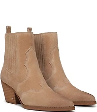 Sam Edelman West Suede Western Inspired Booties