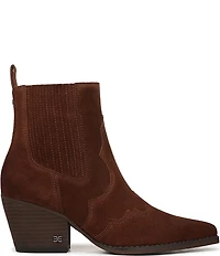 Sam Edelman West Suede Western Inspired Booties