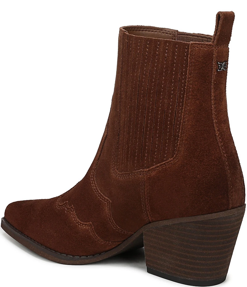 Sam Edelman West Suede Western Inspired Booties