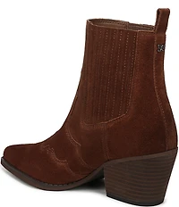Sam Edelman West Suede Western Inspired Booties