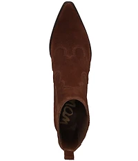 Sam Edelman West Suede Western Inspired Booties